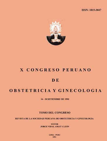 					Ver Vol. 37 Núm. 12 (1991): X Congreso Peruano de Obstetricia y Ginecología
				
